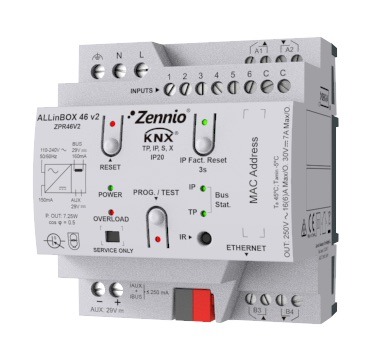 Zennio ALLinBOX 46 v2 | Πολυλειτουργικός KNX Ενεργοποιητής